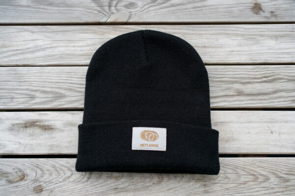 Beanie Mettjunkie Schwarz